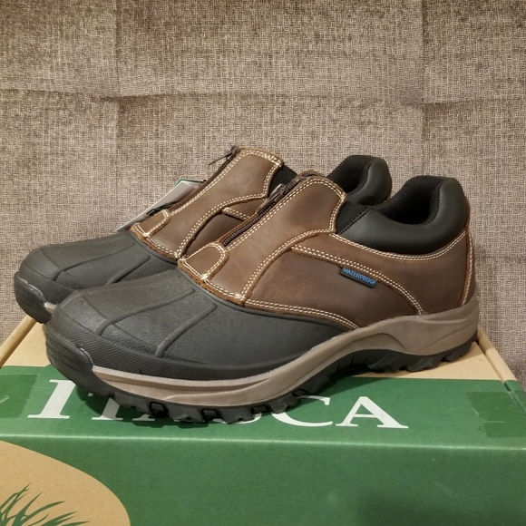 sz 13 NWT 100% Waterproof mens winter shoes boots - Picture 3 of 5